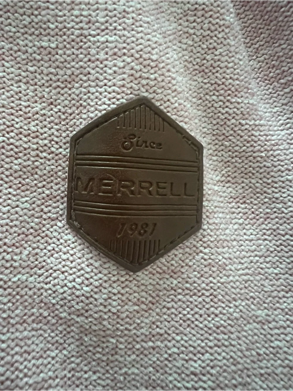 Merrell Girls Hoodie Pink L Full Zip Hooded Polyester Fleece Solid Logo # 588